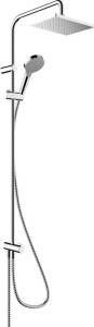 Душевая стойка Hansgrohe Vernis Shape 26289000 Showerpipe 230 1jet Reno EcoSmart, хром