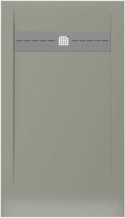 Поддон для душа Allen Brau Infinity с накладкой на сифон, олива, 1400х900