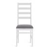 Стул Tetchair Rosario 20215 white, ткань тёмно-серая (150) разобранный 39x39x99 фото 5