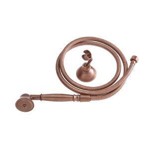 Лейка для душа GPD SPS05-B со шлангом, медная, с держателем