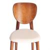 Стул Tetchair Diamante 21222 коричневый, ткань Tenerife Cream фото 6