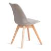 Стул Tetchair Tulip Soft (mod. 053V) 21125 Светло-серый (HLR 39)/натуральный 4шт. фото 3