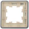 Рамка 1-постовая IEK Brite BR-M12-G-41-K98 песчаный фото 5