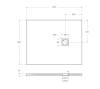Поддон для душа BelBagno Uno TRAY-MR-UNO-AH-100/80-35-W-NO с сифоном и чёрной матовой декоративной накладкой, 100x80 фото 5