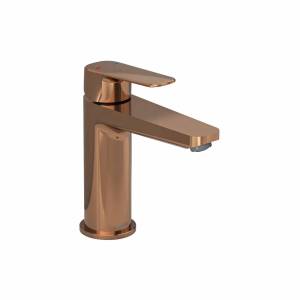 Смеситель для раковины Teska Quars E5619 розовое золото
