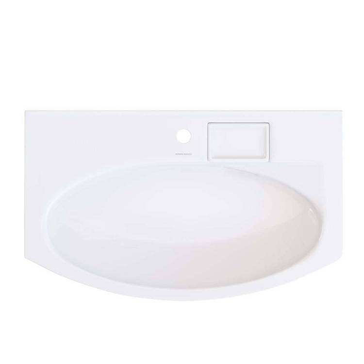 Раковина Kerama Marazzi Riva RV.wb.80 80 см, белая глянцевая