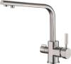 Смеситель для кухни ZorG Steel Hammer SH 909 Satin