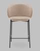 Стул полубарный Stool Group Тисдейл LV-115-S112-01 бежевый, букле фото 3