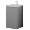 Тумба с раковиной Style Line Батлер Plus серый, раковина жасмин