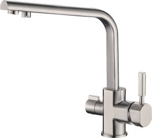 Смеситель для кухни ZorG Steel Hammer SH 909 Satin