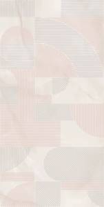 Декор Kerama Marazzi Сен-Тропе KMD3STA105BR розовый светлый глянцевый обрезной 60x119.5