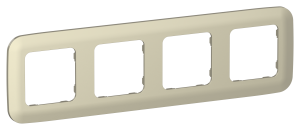 Рамка 4-постовая IEK Flite FI-M42-31-20-K37 шампань
