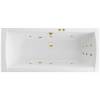 Акриловая ванна Excellent Aquaria Lux 180x80 "LINE" (золото)