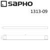 Держатель SAPHO EVEREST для полотенец 600 мм, хром фото 2
