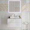 Тумба под раковину Kerama Marazzi Plaza Modern 80 (PLB.M.80.2\WHT) белая, глянцевая фото 3