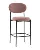 Стул полубарный Stool Group Бриф DD AV 477-C65-9005 (PP) пыльно-розовый, велюр