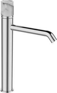 Смеситель для раковины Bronze de Luxe Focus 24615CM хром, мрамор