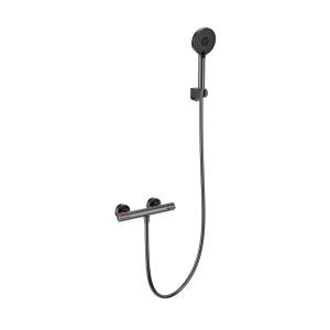 Смеситель для душа Wonzon & Woghand WW-B2063-A-BGG термостатический, темный графит