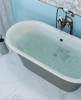 Ванна из искусственного камня Creto Aurora 8-1113 черная, 170x80 фото 5