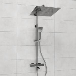 Душевой комплект Wasserkraft A199.119.141.087.CH Thermo с термостатическим смесителем, хром