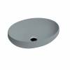 Раковина накладная AXA Decus 8510009 овальная 500х350х150мм, Grey Matt
