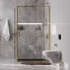 Душевой уголок Wasserkraft Aisch 55P07 профиль золото, стекло прозрачное, 120x90x200 фото 2