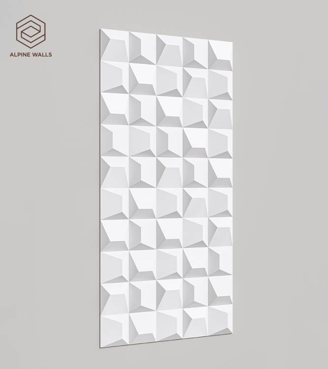 Декоративная панель Alpine Walls Geometrium ECOGR0202W 60x2.5x120