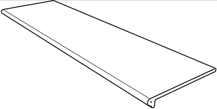 Ступень Gres de Aragon Rodeno 970466 Peldano Redondo 120 Roble Liso 33x120