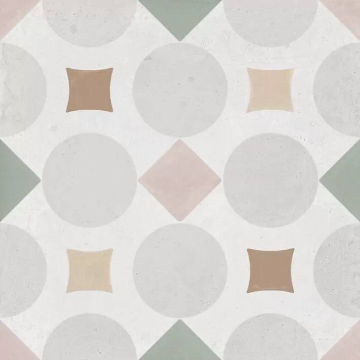 Керамогранит Harmony Patterns Pink Geometric R10 22.3x22.3