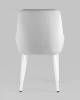 Кресло Stool Group Диана MC101-2 KD HLR-14 велюр серебристый (ножки белые) фото 5