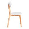 Стул Tetchair Claire 21281 белый, натуральное дерево фото 2