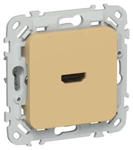 Розетка HDMI IEK Flite FI-H10-K89 шамуа