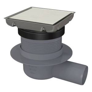Душевой трап AlcaPlast APV140S серый, 13x13 см
