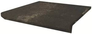 Ступень Paradyz Scandiano Brown простая с капиносом структурная 30x33