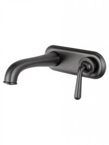 Смеситель для раковины Wonzon & Woghand WW-88869008-BGM встраиваемый, темный графит