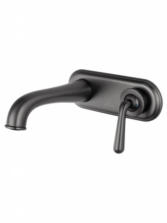 Смеситель для раковины Wonzon & Woghand WW-88869008-BGM встраиваемый, темный графит