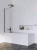 Шторка на ванну Radaway Idea Black PNJ II 70 фото 2