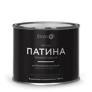 Краска декоративная термостойкая Elcon Patina медь 0.2 кг