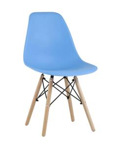 Стул Stool Group Eames Style DSW Y801-V SEAT light blue DUAL голубой