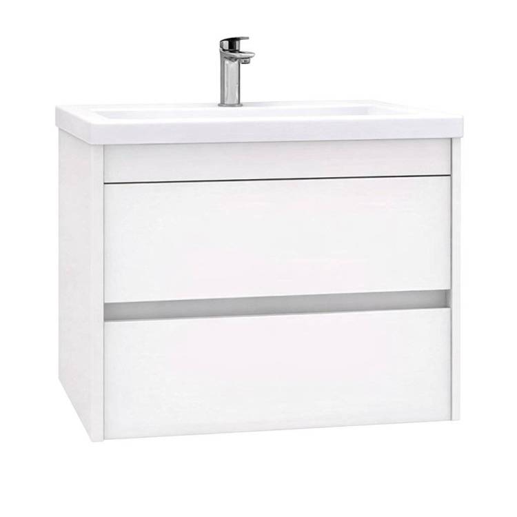 Тумба с раковиной Art&Max Family 75, подвесная, Bianco Lucido