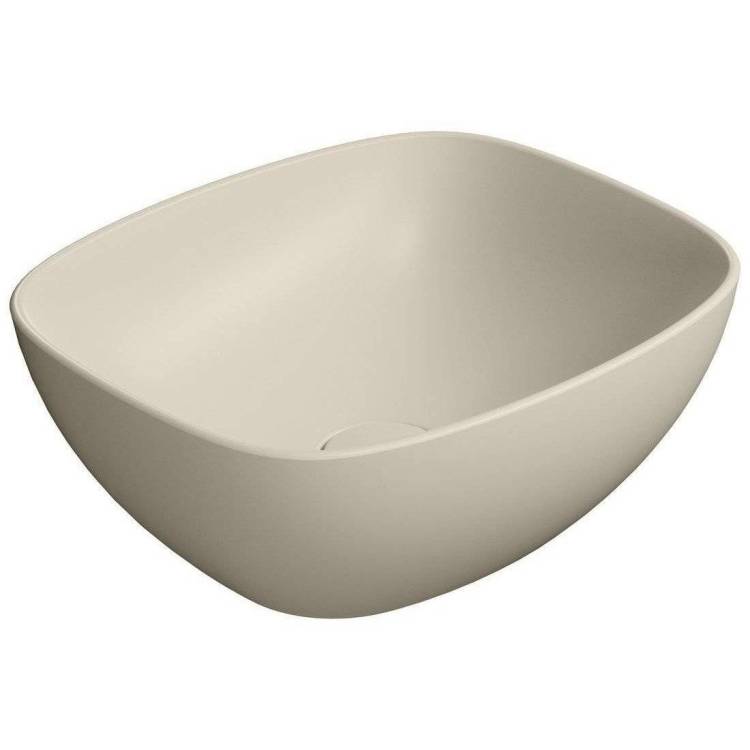 Раковина GSI Nubes 978508 40 см, бежевая матовая