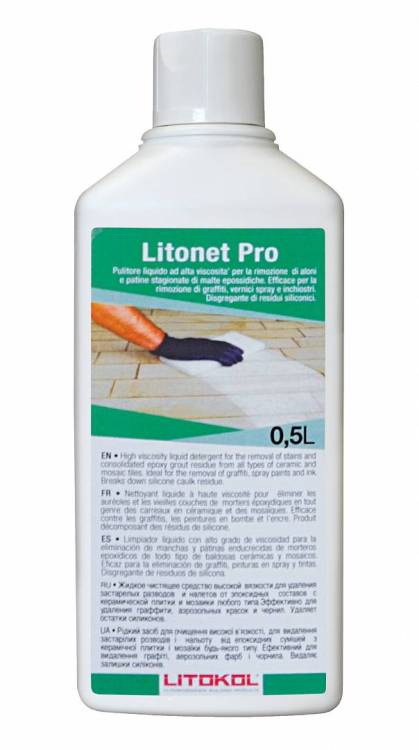 Очиститель эпоксидных остатков Litokol 452240002 Litonet Pro 0.5 л