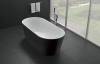 Акриловая ванна BelBagno BB71-1700-NERO-W0 170x80 белый глянец/чёрная матовая фото 2