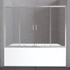 Шторка на ванну BelBagno Unique VF-2-150/180-140-C-Cr