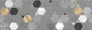 Керамическая плитка Gravita Cemento ASH Crystal DEC 30х90