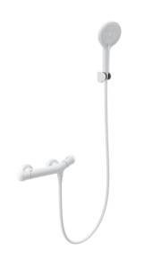 Смеситель для душа Wonzon & Woghand WW-B2057-A-MW с термостатом, белый матовый