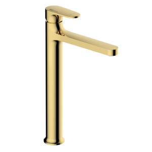 Смеситель для умывальника Wasserkraft Neckar 2103H, золото