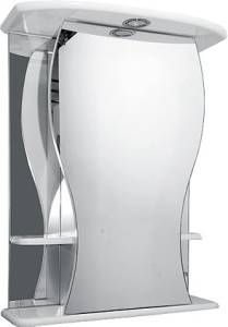 Зеркало-шкаф Misty Карина 55 L, с подсветкой