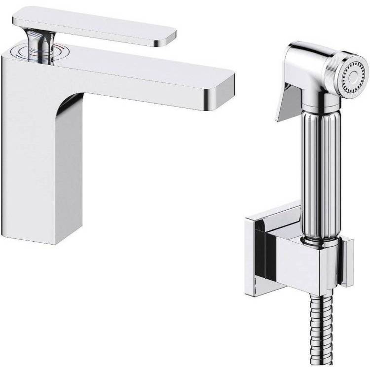 Смеситель для раковины Timo Torne 4360/00G с гигиеническим душем