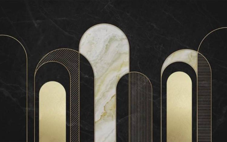 3D Фотообои Artegrafico «Стильная геометрия» GE-004 акварель